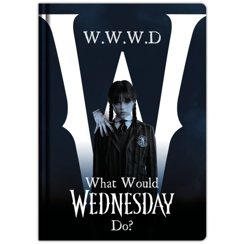 Wednesday blok A5 čierný
