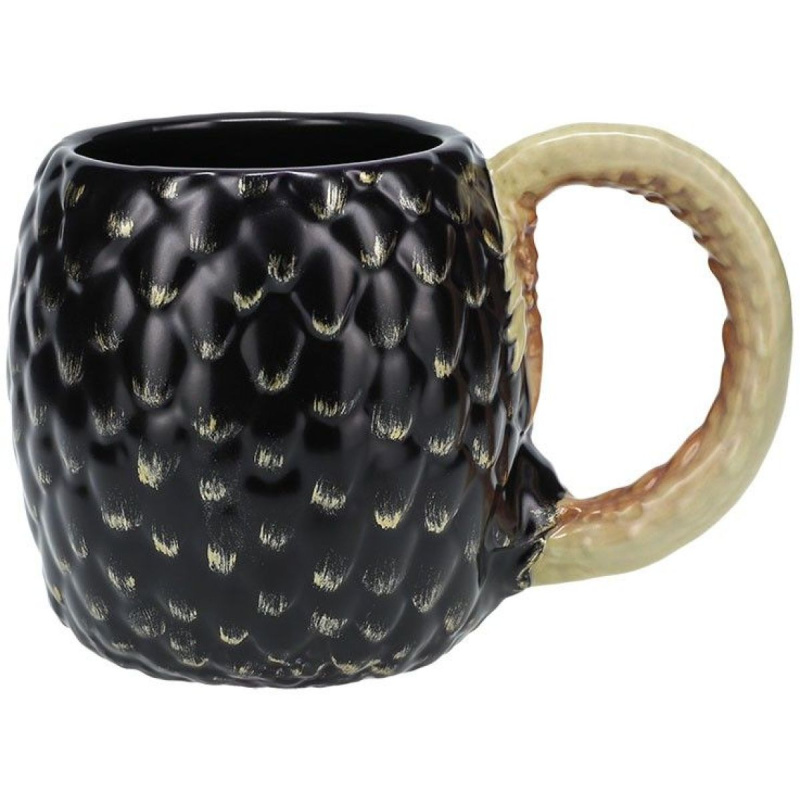 CurePink Keramický 3D hrnek House Of The Dragon Rod draka Vejce 500 ml