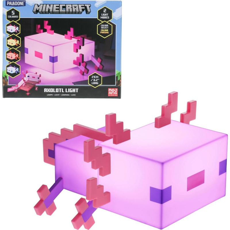 Minecraft Světlo - Axolotl