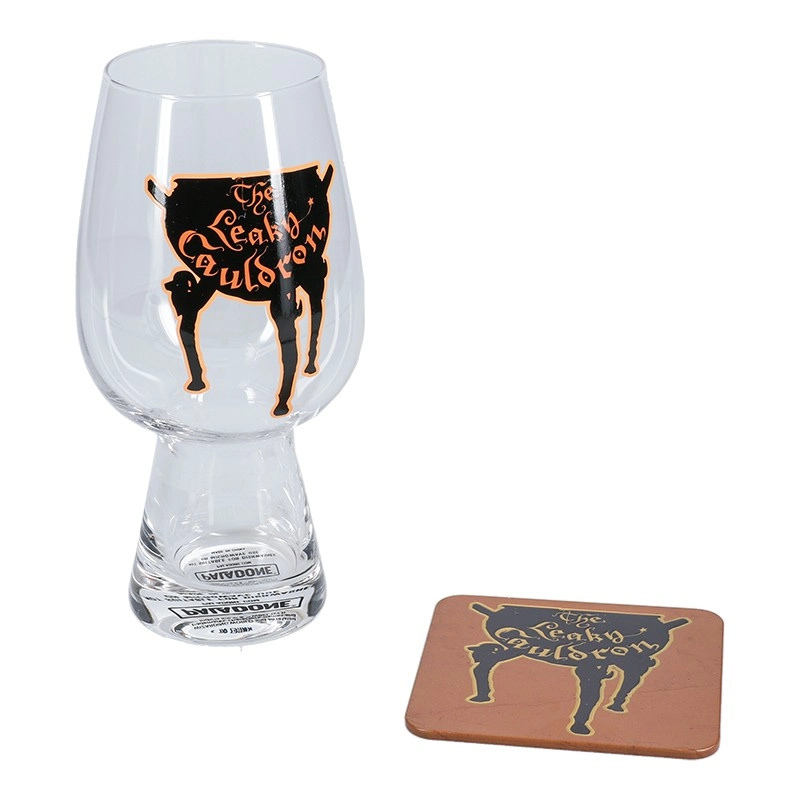 Sklenice táckem Harry Potter Děravý kotel 550 ml