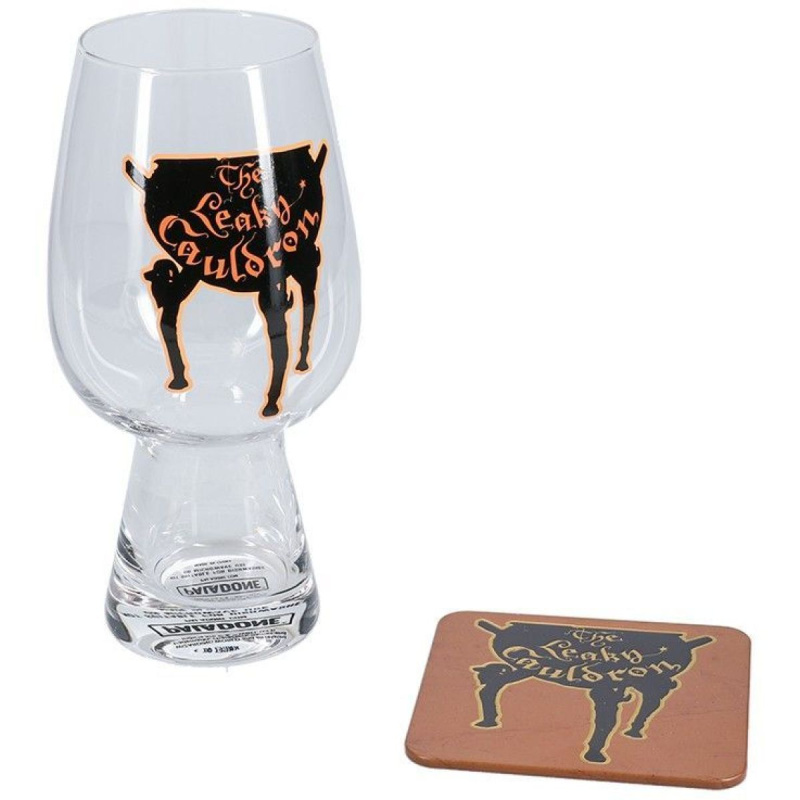 Sklenice táckem Harry Potter Děravý kotel 550 ml