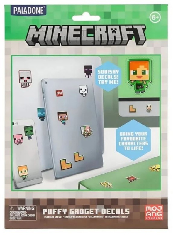 Sada 3D samolepiek Minecraft