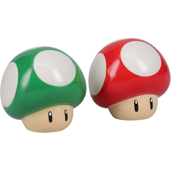 Super Mario - Mushroom Salt and Pepper - pepřenka a solnička
