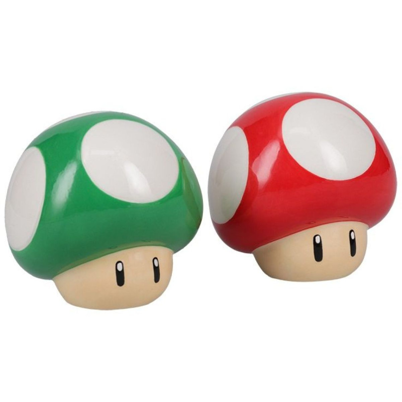 Super Mario - Mushroom Salt and Pepper - pepřenka a solnička