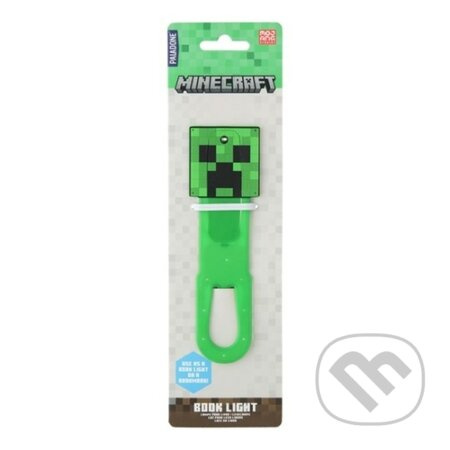 Lampička do knihy Minecraft Creeper