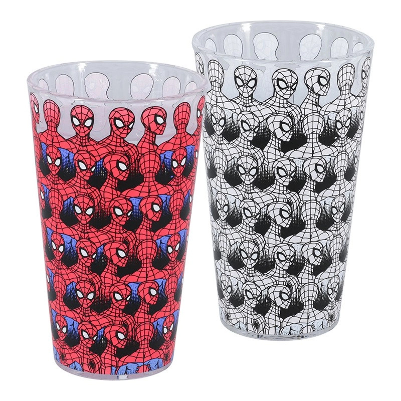 Sklenice měnící barvu Spiderman