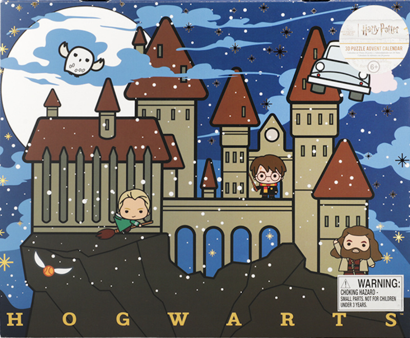 Paladone Adventní kalendář Harry Potter 3D Puzzle