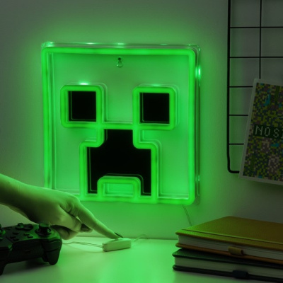 Minecraft - Creeper - lampa dekorativní