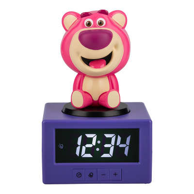 Svítící stolní budík s medvědem Lotsem