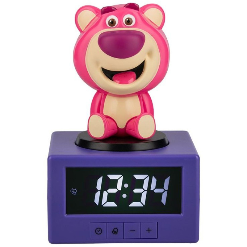 Svítící stolní budík s medvědem Lotsem