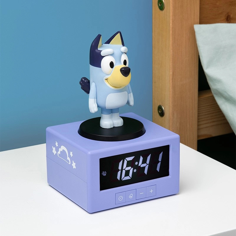 Dětský digitální budík BLUEY s nočním světlem