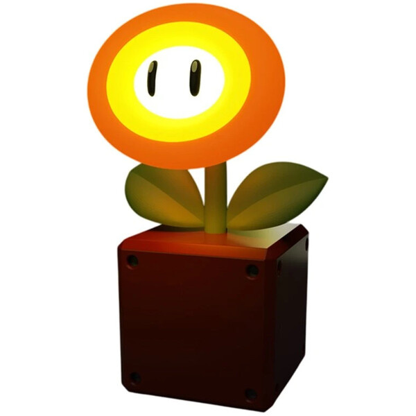 Lampička Paladone Super Mario - Fire Flower Vícebarevná