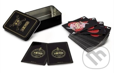 Hrací karty One Piece v plechové krabičce