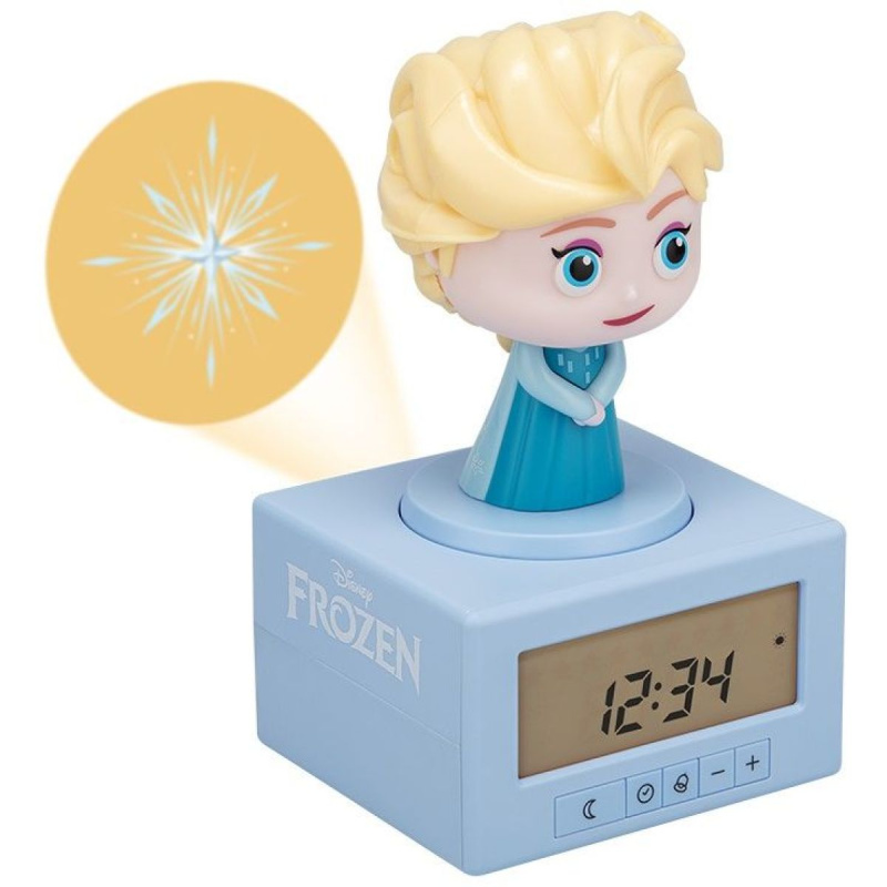 Svítící budík Frozen s Elsou