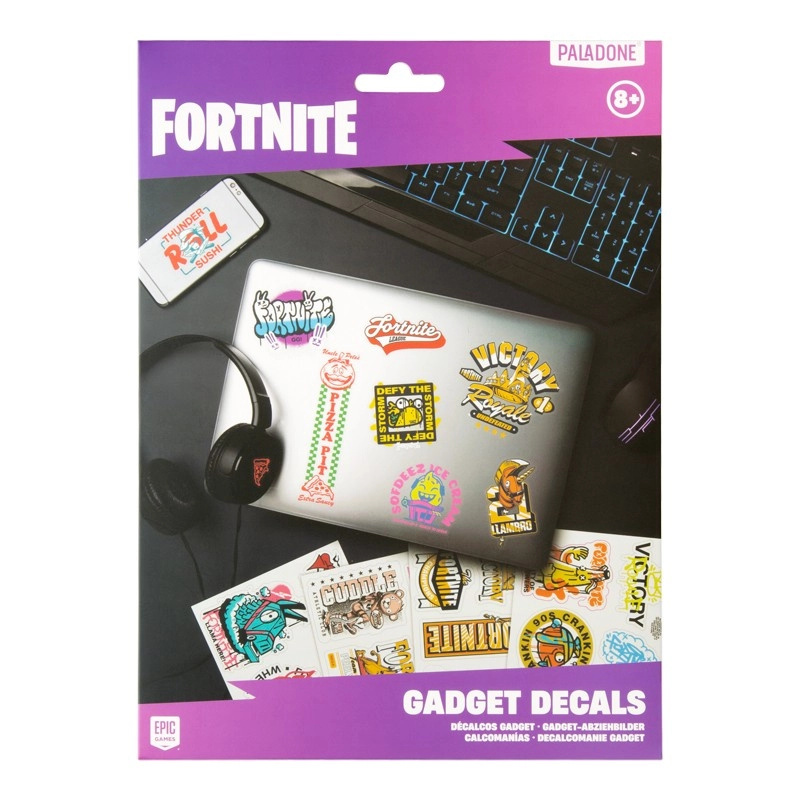 Fortnite technické samolepky – sada 4 listů