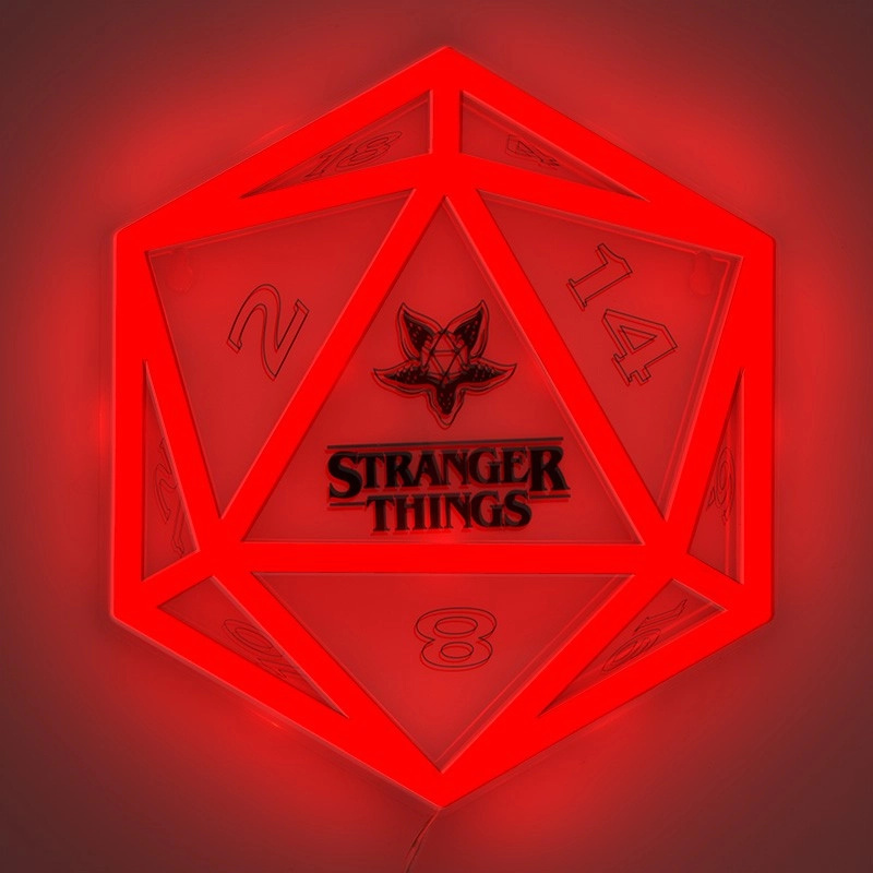 Neonové světlo Stranger Things na zeď