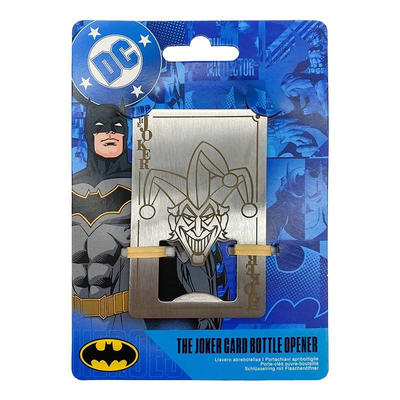 Otvírák na lahve ve tvaru Joker karty - Batman