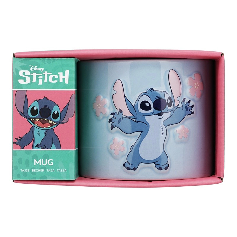 Keramický hrnek Stitch embosovaný