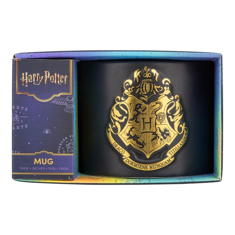 Hrnek Harry Potter - Hogwarts Crest Černá