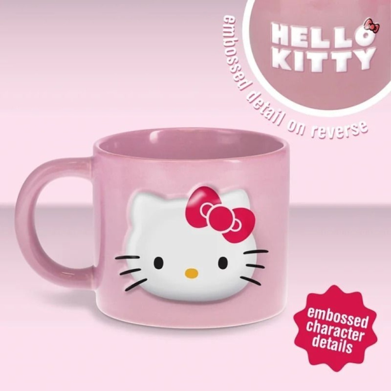 Embosovaný hrnek Hello Kitty