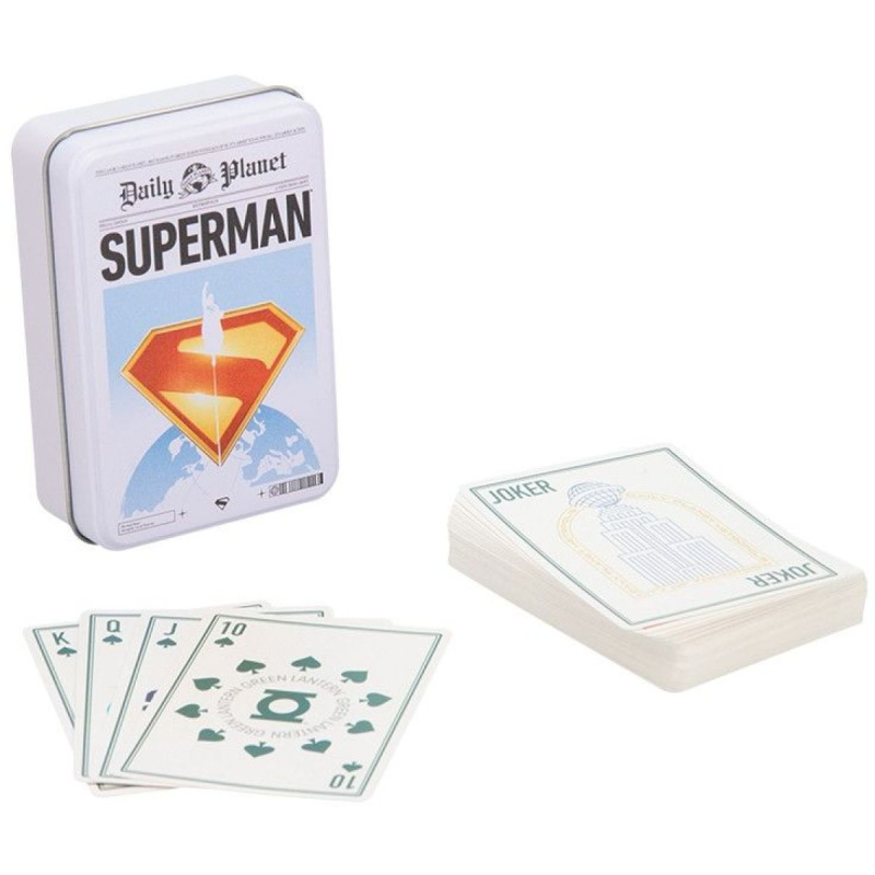 Superman Hracie karty (plechový box)