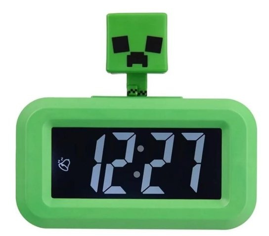 Minecraft budík Creeper mini