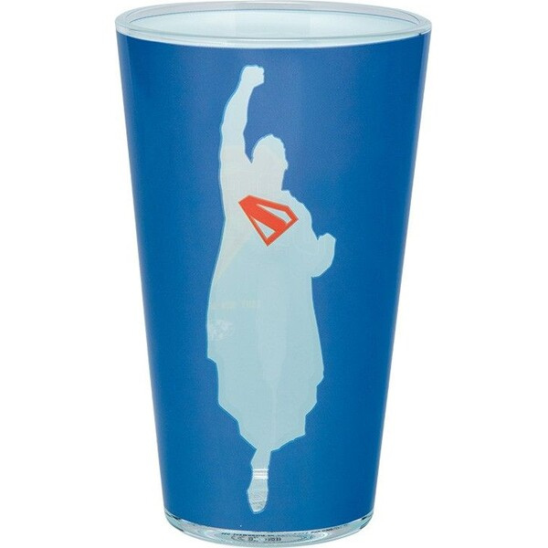 Sklenice Superman 440 ml Modrá