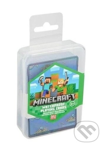 Voděodolné hrací karty Minecraft - hra z kategorie Karty