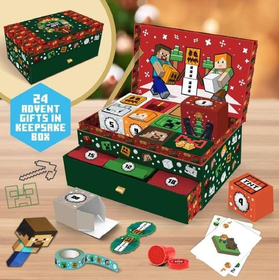 Adventní kalendář Minecraft Keepsake Box