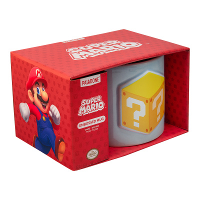 Embosovaný keramický hrnek Super Mario