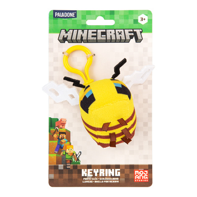 Paladone Minecraft klíčenka plyšová včela