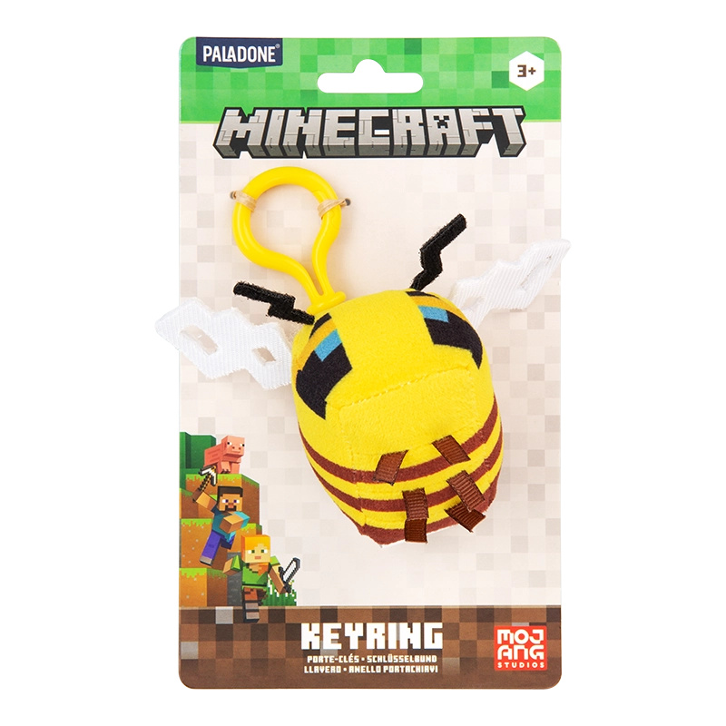 Paladone Minecraft klíčenka plyšová včela