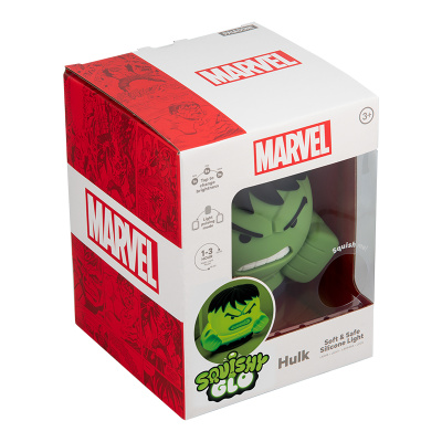Marvel SquishyGlo Hulk – mačkací svítící figurka