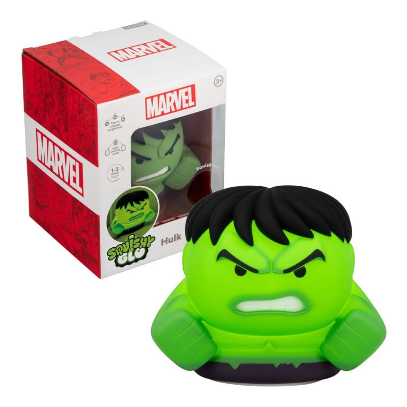 Marvel SquishyGlo Hulk – mačkací svítící figurka