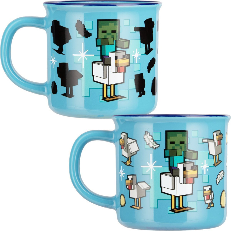 Měnící hrnek MINECRAFT Chicken Jockey