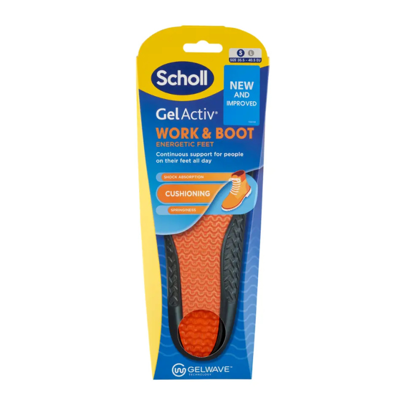 Scholl GelActiv Insole Work vložky do bot 1 pár