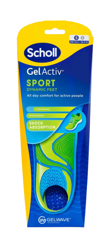 SCHOLL GelActiv sport gelové vložky small 1 pár