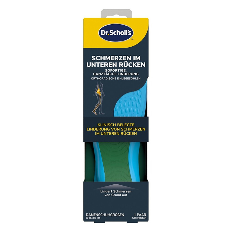 Scholl Ortopedické vložky do bot In-Balance Lower Back Insole 1 pár Small