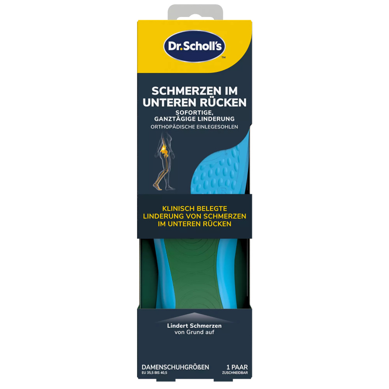 Scholl Ortopedické vložky do bot In-Balance Lower Back Insole 1 pár Small