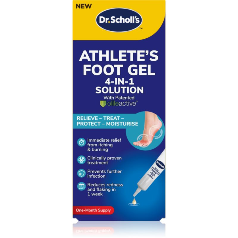 Scholl Dr. Scholl's Athlete's Foot Gel zklidňující gel na chodidla 1 ks