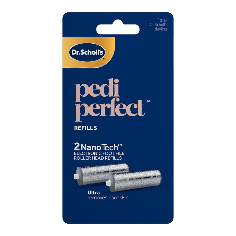 Scholl Dr. Scholl's PediPerfect náhradní hlavice do elektrického pilníku na chodidla na tvrdou kůži 2 ks