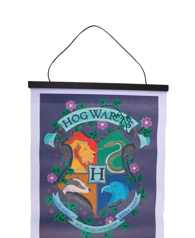 Crystal art plátno – logo Bradavic 35 × 45 cm