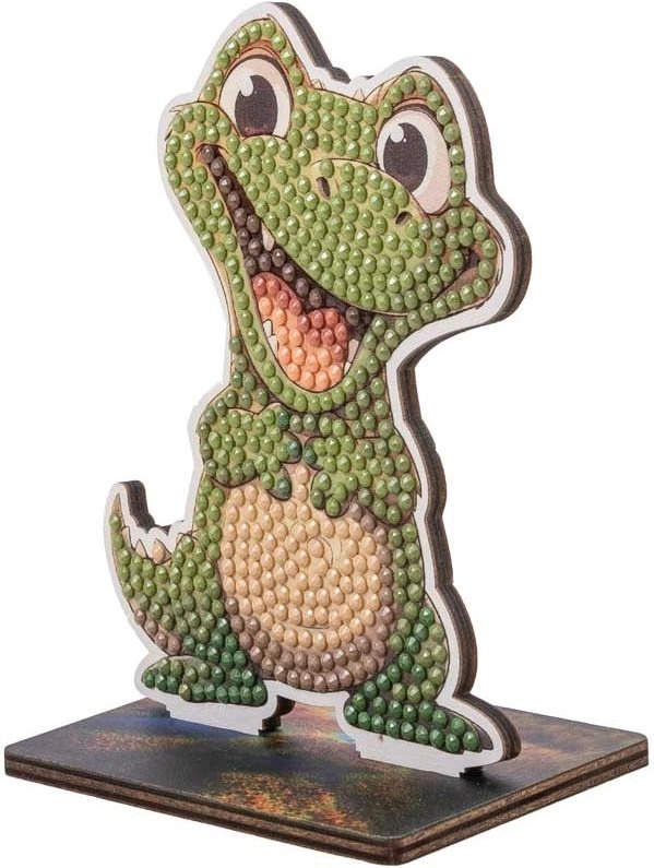Diamantové malování CRYSTAL ART – aligátor 3D stojánek