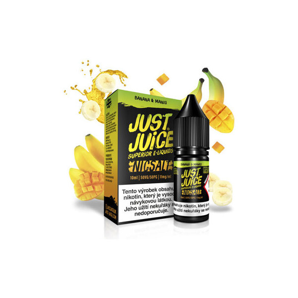 Just Juice Salt Banán & mango 10ml (20mg)