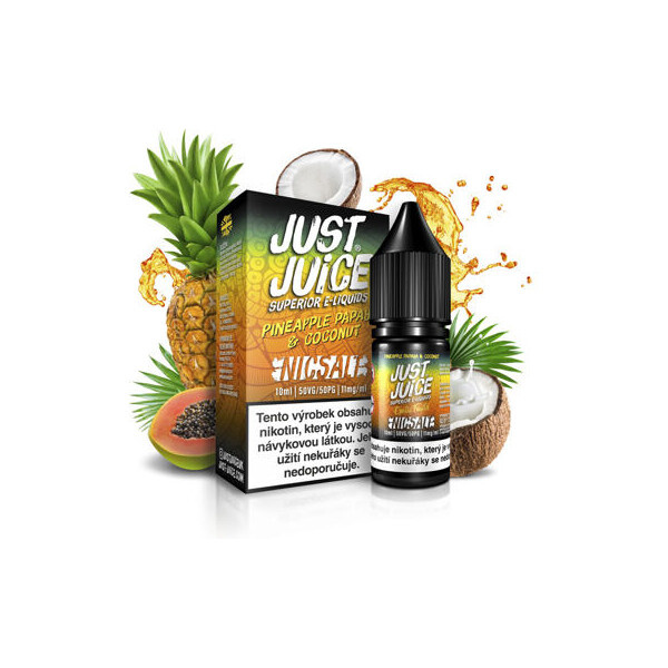Just Juice Salt Ananas, papája & kokos 10ml (11mg)