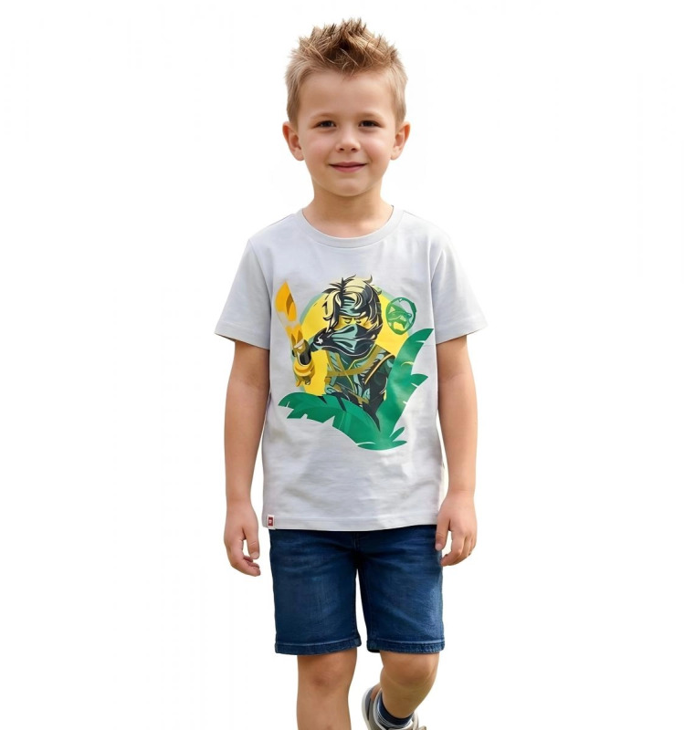 Dětské tričko LEGO NINJAGO – Šedá 3