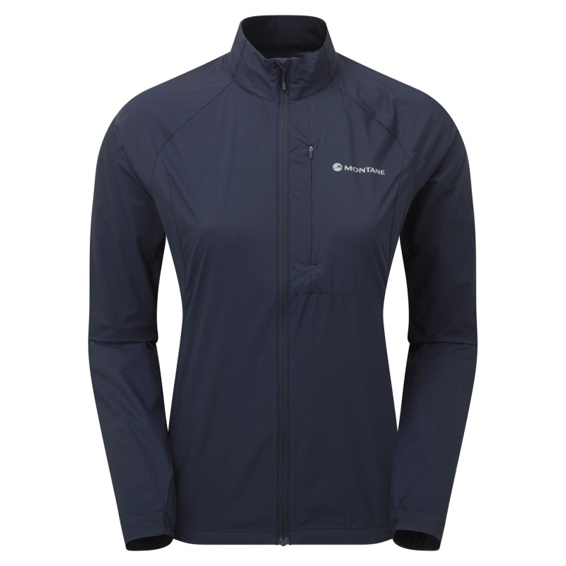 Montane F Featherlite Jacket, větruodolná bunda, dámská, modrá