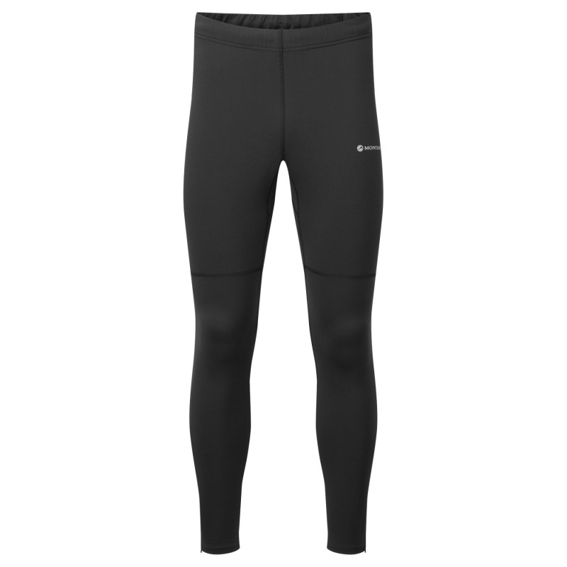 Montane Slipstream Thermal Tights Reg Leg, běžecké kalhoty, pánské, černá