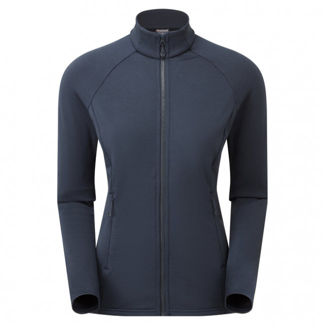 Montane F Protium Jacket, fleecová bunda, dámská, modrá