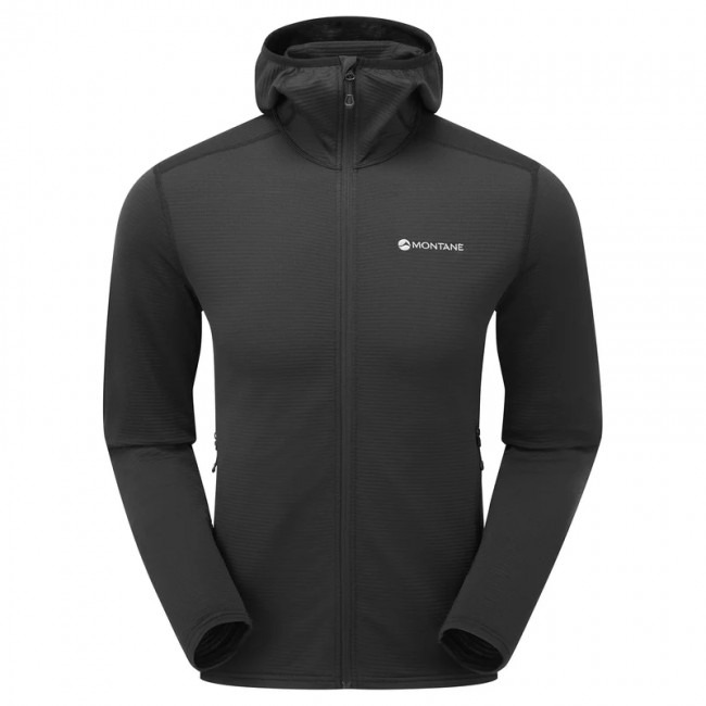 Montane Protium Lite Hoodie, fleecová mikina, pánské, černá